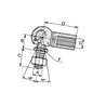 Przegub kulowy M10 L/M10x20, kilka 16mm