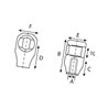 Końcówka drążka M9, kulka 9508-CA72421 Stabilus 8716106998425