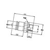Szybkozłącze wtyczka ISO 12,5 zew. 1/2" BSP STAUFF