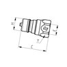 ![CDATA[Szybkozlącze wtyczka ISO 12,5 wew. 1/2" BSP FASTER]]