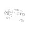 Sprężyna gazowa 344mm 250N Stabilus 9748KS