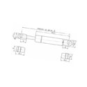 Sprężyna gazowa 340mm 100N Stabilus 063967