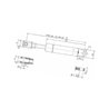 Sprężyna gazowa 605mm 900N Stabilus 656356