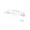 Sprężyna gazowa 422mm 150N Stabilus 045993