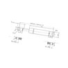 Sprężyna gazowa 225mm 250N Stabilus 082449
