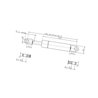 Sprężyna gazowa 585mm 150N Stabilus 094935