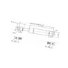 Sprężyna gazowa 225mm 100N Stabilus 049190