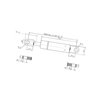 Sprężyna gazowa 320mm 100N Stabilus 0712EA