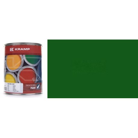 Lakier pasujący do maszyn Güldner, RAL 6185,  zielony 1 L