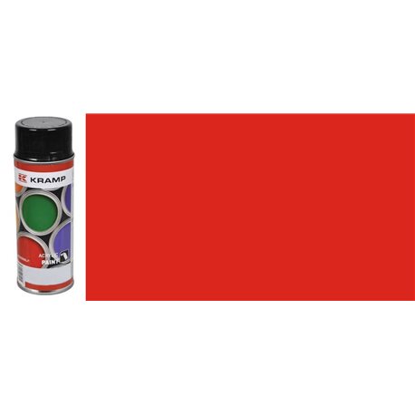Lakier pasujący do maszyn Zetor, RAL 3555,  czerwony od 2002 400 ml