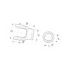 Widłak wewnętrzny , na rurę 43,5 x 3,4 mm seria PTO 40