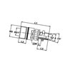Szybkozłacze skręcane gniazdo M28x2 zew. M16x1,5–10l PAN Stauff B500-SKSF10N16