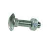 Śruba M10x60 zamkowa kl.4.6 ocynk pełen gwint z nakrętką