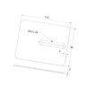 Amazone 6083200 Skrobak, 90 x 2 x 15 mm