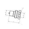 Szybkozłacze skręcane wtyczka wew. 3/4" Bsp Faster
