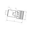 Szybkozłacze skręcane gniazdo gwint wewnętrzny 1/4" Bsp Faster VVS14GASF