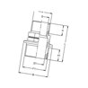 Nypel redukcyjny gwint zewnętrzny / gwint zewnętrzny 2 1/2"x2" Geoline