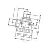 Filtr zasysający 1 1/4" gwint zewnętrzny 60 l/min 32-siatkowy Geoline