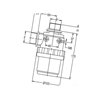 Filtr zasysający 1 1/4"gwint zewnętrzny 100 l/min 18-siatkowy Geoline