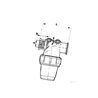 3243A023 Filtr liniowy Arag 1/2"-1/2" 50 Mesh wkład Inox niebieski luźna nakrętka