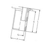 Spust zbiornika 3/4"x43,5 mm Geoline