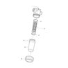 32820535 Filtr liniowy Arag 1i1/4" 80 Mesh wkład Inox żółty