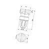 Filtr Liniowy Inox 50mesh Wkład Niebieski