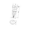 Filtr Liniowy Inox 50mesh Wkład Niebieski