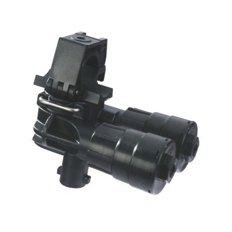 Korpus rozpylacza Arag 4063F45A0 SeleJet 2-krotny do rury 25 z przyłączem 10mm sterowane pneumatycznie