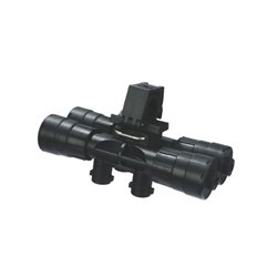 Korpus rozpylacza Arag 4063F95A0 SeleJet 4-krotny do rury 25 z przyłączem 10mm sterowane pneumatycznie