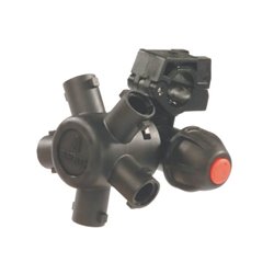 Korpus rozpylacza Arag 4064937 Compact Jet 5-krotny do rury 21mm (1/2") z przyłączem 7mm