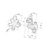 Korpus rozpylacza Arag 4064937 Compact Jet 5-krotny do rury 21mm (1/2") z przyłączem 7mm