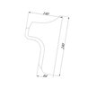 Kverneland Accord AC819716 Klin redlicy do redlicy radełkowej Uni oryg. Kverneland / Accord 9000819716001