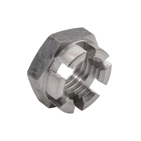 Nakrętka M42x3.00 koronowa niska DIN979 czarna 0411C- 8716024484086