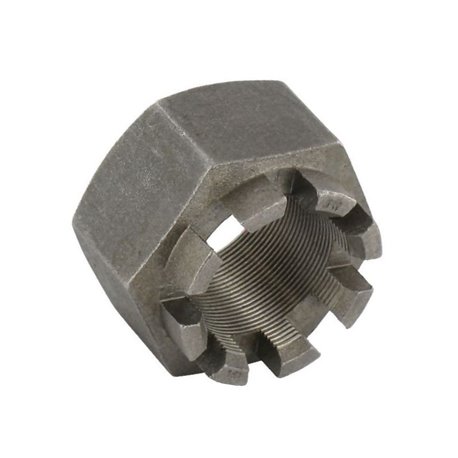 Nakrętka M42x1.50 kl.8 koronowa wysoka DIN935 stalowa 0411A- 8716106607600