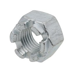 Nakrętka M12x1.50 kl.8 koronowa wysoka DIN935 ocynk 0411A- 8716106353439