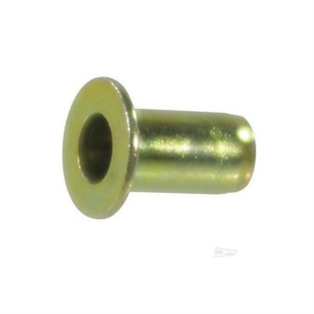 Nitonakrętka z łbem płaskim ocynk, M6