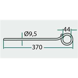 Palec zgrabiarki 370x140mm, pasuje do Claas