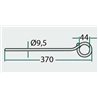 Palec zgrabiarki 370x140mm, pasuje do Claas