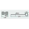 Palec zgrabiarki 370x140mm, pasuje do Claas