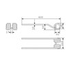 Palec zgrabiarki 400x110mm, pasuje do Claas