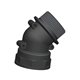 Złączka męska T5 do węża 38mm -90° Arag 8716106750597