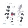 Złączka męska T7 do węża 45mm -90° Arag 8716106750504