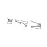 Palec, ząb zgrabiarki 378/111/42 fi9,0 mm, lewy, oryginał PZ VGPZ225E Vicon 9000000225053