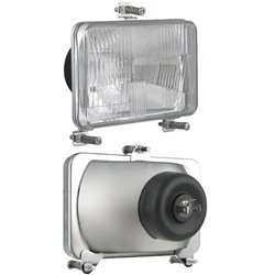Reflektor 100x140, lamp H4