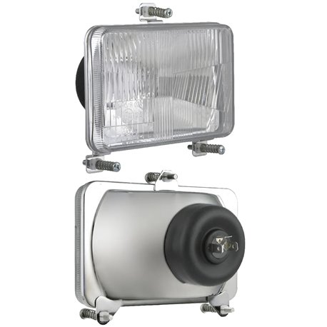 Reflektor 100x140, lamp H4