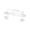 Sprężyna gazowa Case 252550A2 szyba tylna Stabilus 950C-65402081