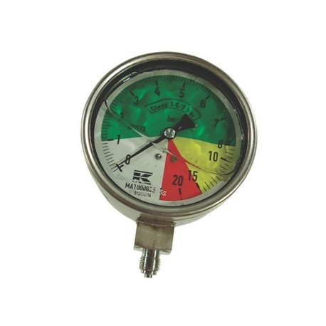 Manometr opryskiwacza 100mm, 0-25 bar, 1/4" dolne, KRMA1000825P001 Blister 8716106696826