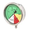 Manometr glicerynowy fi100 0-60 bar, 1/4" - dół