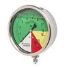 Manometr glicerynowy fi100 0-25 bar, 1/4" - dół